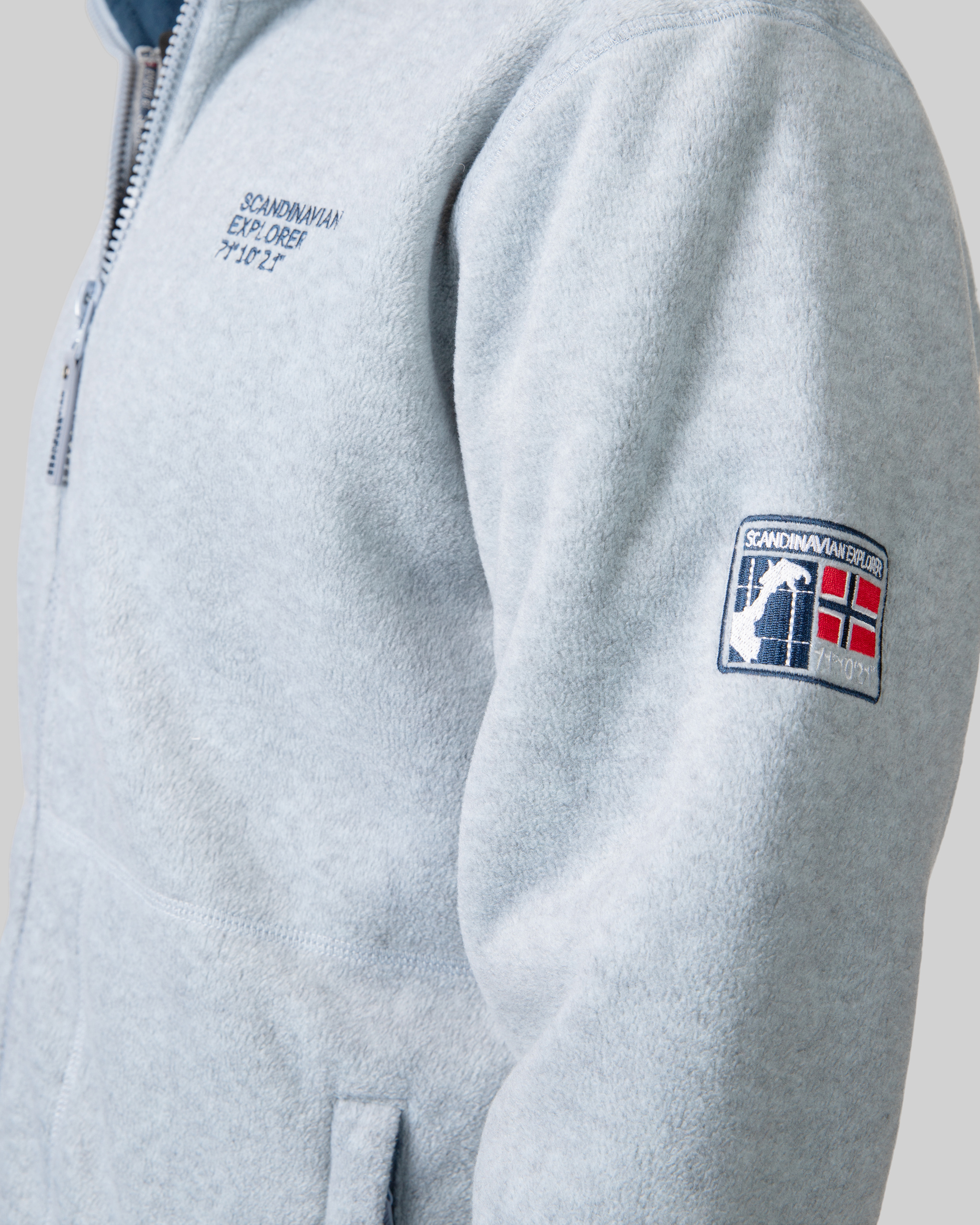 Mocha Fleece Washed Jacket