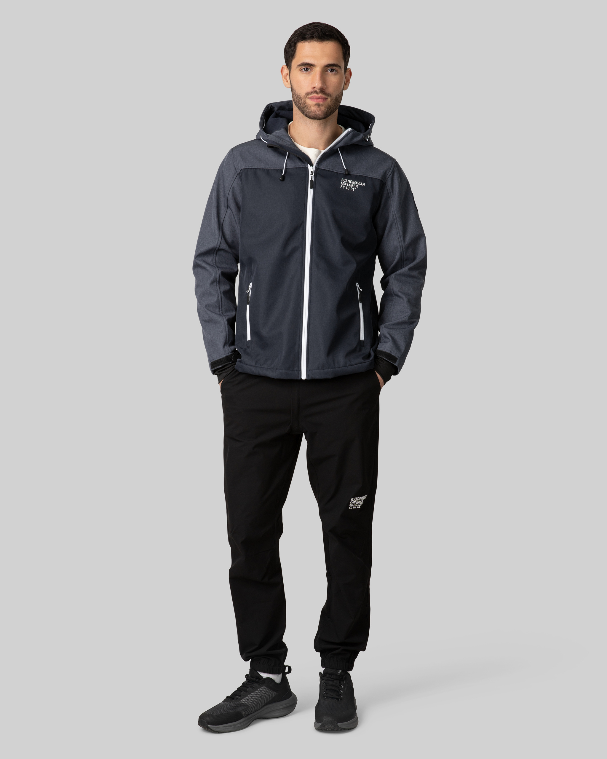 Men's Softshell Jacket Melange 2P