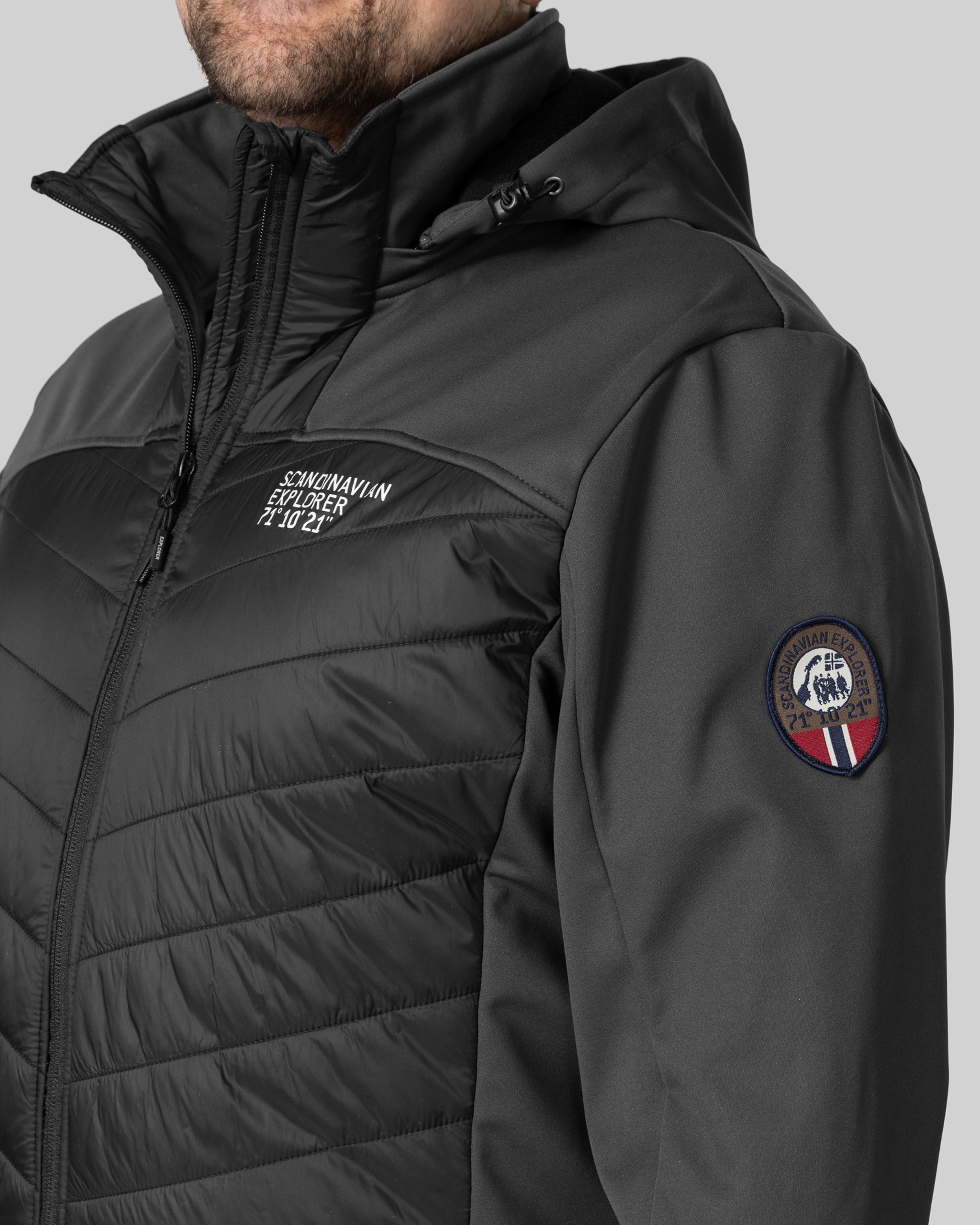 ジャケット・アウター BYBORRE GORE-TEX S-Hybrid Hooded Jacket Hybrid Jacket Unisex